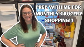 Prepping my kitchen for MONTHLY GROCERY SHOPPING | Maybe I’ve lost my mind!!