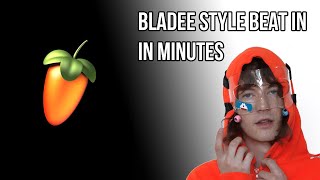 How to Make BLADEE Style Beat In Minutes FL STUDIO