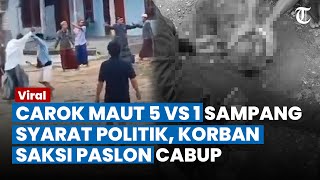 KRONOLOGI Carok Maut 5 Vs 1 di Sampang Madura, Berawal dari Pengadangan Salah satu Paslon Cabup