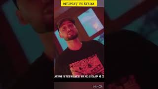 emiway bantai vs krsna 😱 let's see who real winner🏆 #shorts #emiwaybantai #krsna #shortindia #emiway