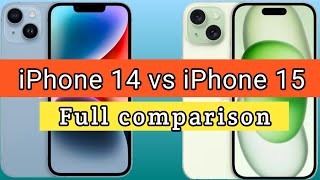 iPhone 14 vs iPhone 15 full comparison