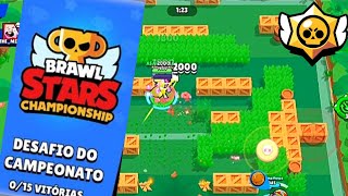 HOJE É DIA DE JOGAR O MAIS NOVO DESAFIO DO CAMPEONATO - Brawl Stars