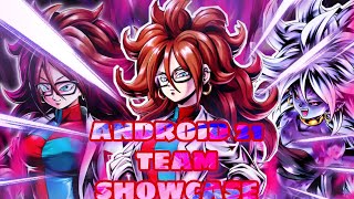 ( Dragon Ball Legends ) WE BACK WITH WAIFUS NOW?!?!?! ANDROID 21 TEAM SHOWCASE!!!!!