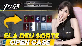 ELA ME DEU SORTE NO OPEN CASE 9.000 UC - HUNTERXHUNTER COLLAB PUBG MOBILE #pubgmobile