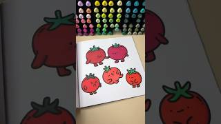 My coloring vault | Tomato family ❤️🍅