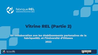 Vitrine REL 2022 (Partie 2)