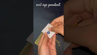 How to make Resin evil eye pendent 🧿|resin pendent |#shorts