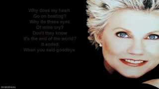 Anne Murray + End Of The World + Lyrics/HD