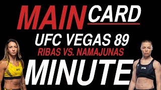 Best UFC Vegas 89 Bets | 60 Sec Full Card Breakdown | Ribas vs. Namajunas | Main Card Minute