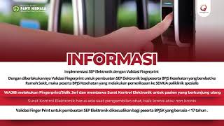 Implementasi SEP Elektronik dengan Validasi Fingerprint