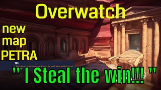 New Deathmatch Map "PETRA" I Steal A Win and POTG - Overwatch