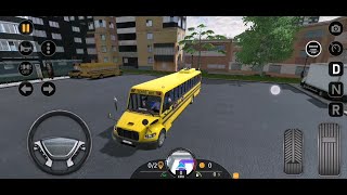 Driving the Latest School Bus in Bus Simulator 2023 🚌 - Android Gameplay