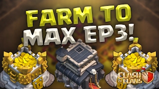 FULL GOLD!!! FARM TO MAX TH9 - EP3