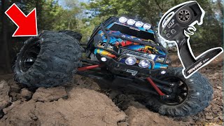 🚘 Traxxas Summit 1/16 Rock n Roll RC Car Crazy drive in a flat 🕹