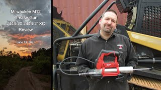 Milwaukee M12 Grease Gun 2446 20 2446 21XC Review and Test