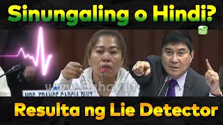 Sinungaling o Hindi? Resulta ng Lie Detector Test kay Mrs. Ruiz