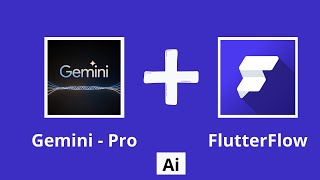 انشاء مثال  تطبيق ذكاء الاصطناعي بدون برمجة | Gemini pro and FlutterFlow