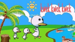 Lagu Bebek Wek Wek Wek  | Lagu Anak Indonesia Terpopuler | Animasi Bebek Lucu