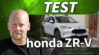 2024 honda ZR-V eHEV 2.0 i-MMD e-CVT advance - test