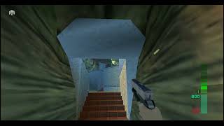 Perfect Dark Mission 4 Carrington Villa On Perfect Agent Falcon 2 Pistol Only (Infinite Ammo)