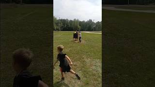 🫳🥎 Blitzball Bros Isaac pitching for Ethan #blitzball #littleleague