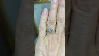 A Golden engagement ring for lovely Brittany!