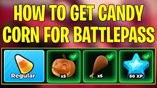 HOW TO GET CANDY CORN FAST FOR BATTLEPASS IN TOWER DEFENSE SIMULATOR HALLOWEEN 2024 EVENT ROBLOX!