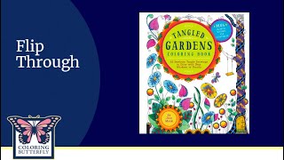 Jane Monk-Tangled Gardens Coloring Book