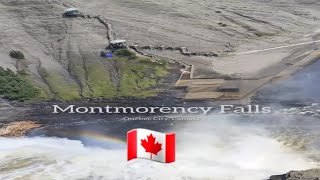 MONTMORENCY FALLS QUEBEC CANADA 🇨🇦 #falls, #canada,#montreal, #quebec,#shorts,