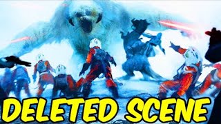 Deleted Scene Of Wampa Attacking Rebels On Hoth #shorts#6