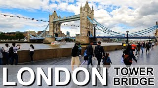 Walking to the London Tower Bridge - RideLondon Finish Line (Summer 2022)