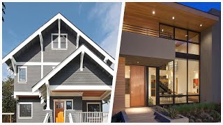 75 Mid-sized And Large Exterior Home Design Ideas You'll Love ☆