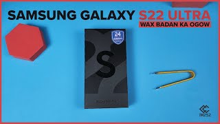 Wax ka ogow telefoonka Samsung ee la tartami kara iPhone 13 - Samsung Galaxy S22 Ultra