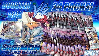 Is a Digimon Booster Box Better Than 24 Single Sleeved Packs? Opening Battle To Find Out!