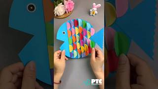 How to make easy fish ||  DIY fish with PAPER🐟🐠🦈 #trending #viral #shorts #ytshorts