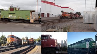 CP leader, SD60M and BN duo, AMTK 161, SD70MAC, BNSF 2322 plus 3 days worth of action at Vancouver