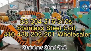 SS 304 316 310s Stainless Steel Coil 410 430 202