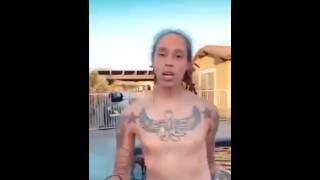 Brittney Griner at pool side