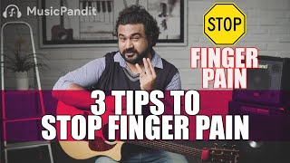 Fingers hurt from playing guitar? Try this! | Beginner Guitar Tips | Music Pandit | Sherin Winstent