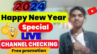 New Year Special 🥳 | Live Channel Checking & Free promotion ☺️😍