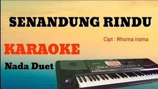 Dag - Dig - Dug (SENANGDUNG RINDU) || KARAOKE || NADA DUET