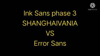 Ink Sans phase 3 vs Error Sans Sticknodes