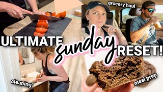 ULTIMATE SUNDAY RESET! Meal prep, Grocery Haul, Cleaning & Self Care!