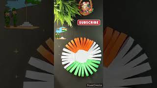 DIY Independence day badge 🇮🇳 #shorts #trending #youtubeshorts #diybadges #republicday #tricolor