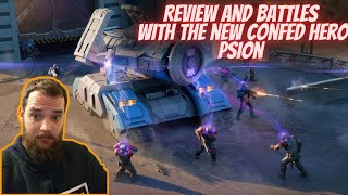 Art of war 3 // Review and gameplay of new confed Hero Psion // lets Convert Leviathan xD haha