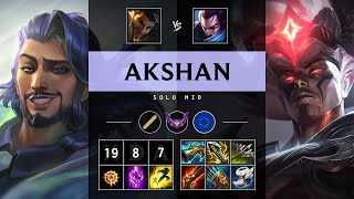 Akshan Mid vs Yasuo: Quadra Kill, Legendary - EUW Master Patch 14.20