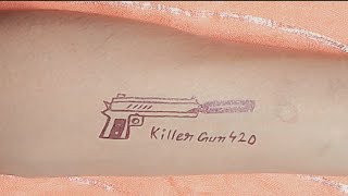 Best tattoo designs for men silent gun tattoos || Killer gun tattoo