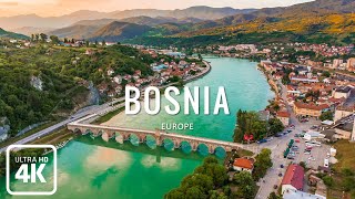 Bosnia 4K  ( Video 4K UHD) | Beautiful Landscape with Relaxing Music for Relax, Study, Work