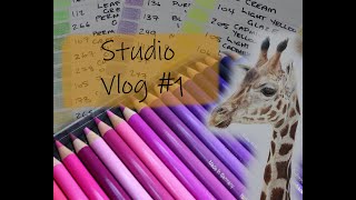 Studio Vlog #1 - filling etsy orders / completing original art