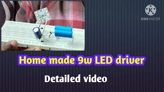 Home made 9w LED BULB DRIVER |LED driver raw materials |Gentalktamil